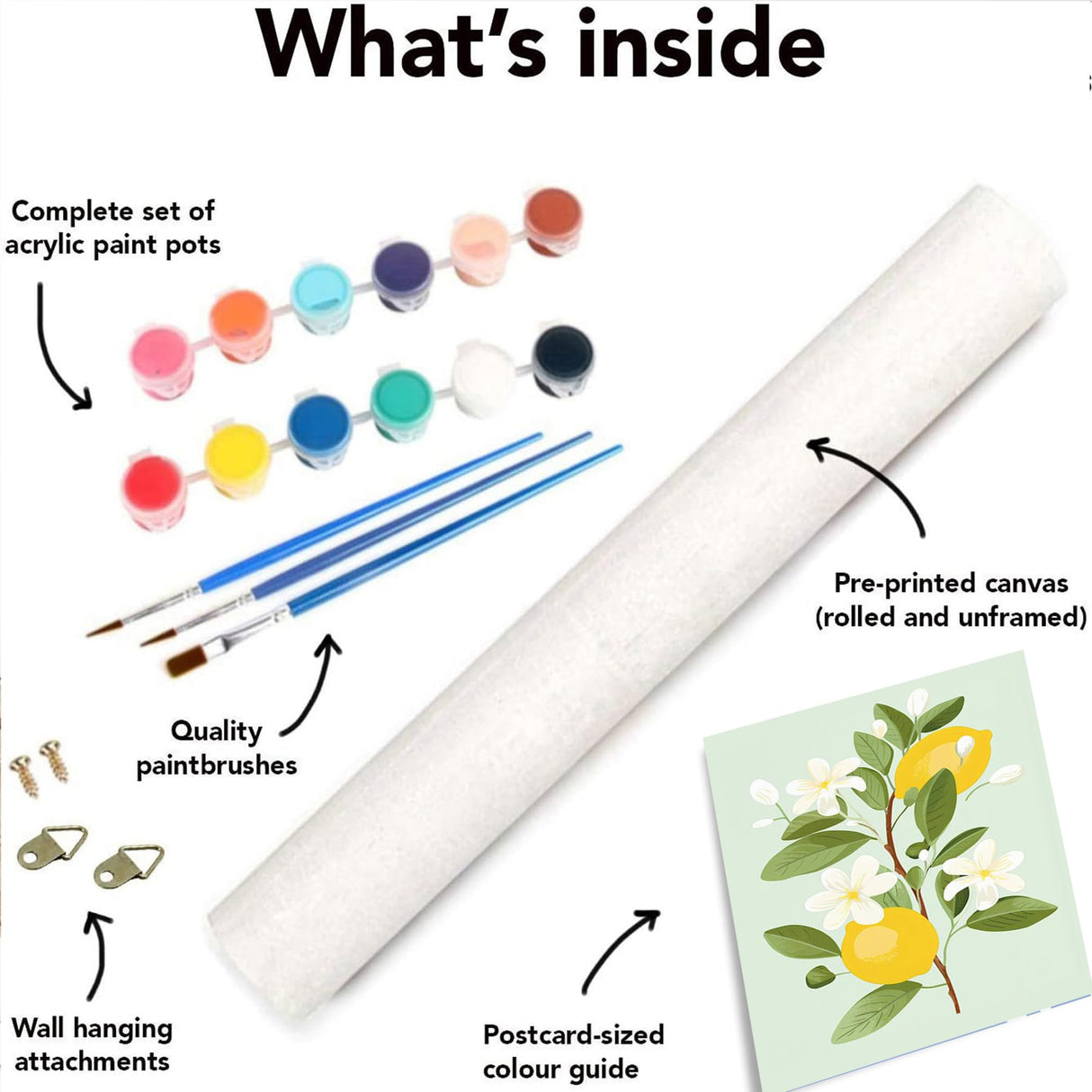 cupmod 6Pack Paint by Number for Adults and Kids,DIY Acrylic Painting Paint by Numbers Kits on Canvas Without Frame,Fruit Oil Painting for Home Wall Decor 7.8x11.8inch cupmod