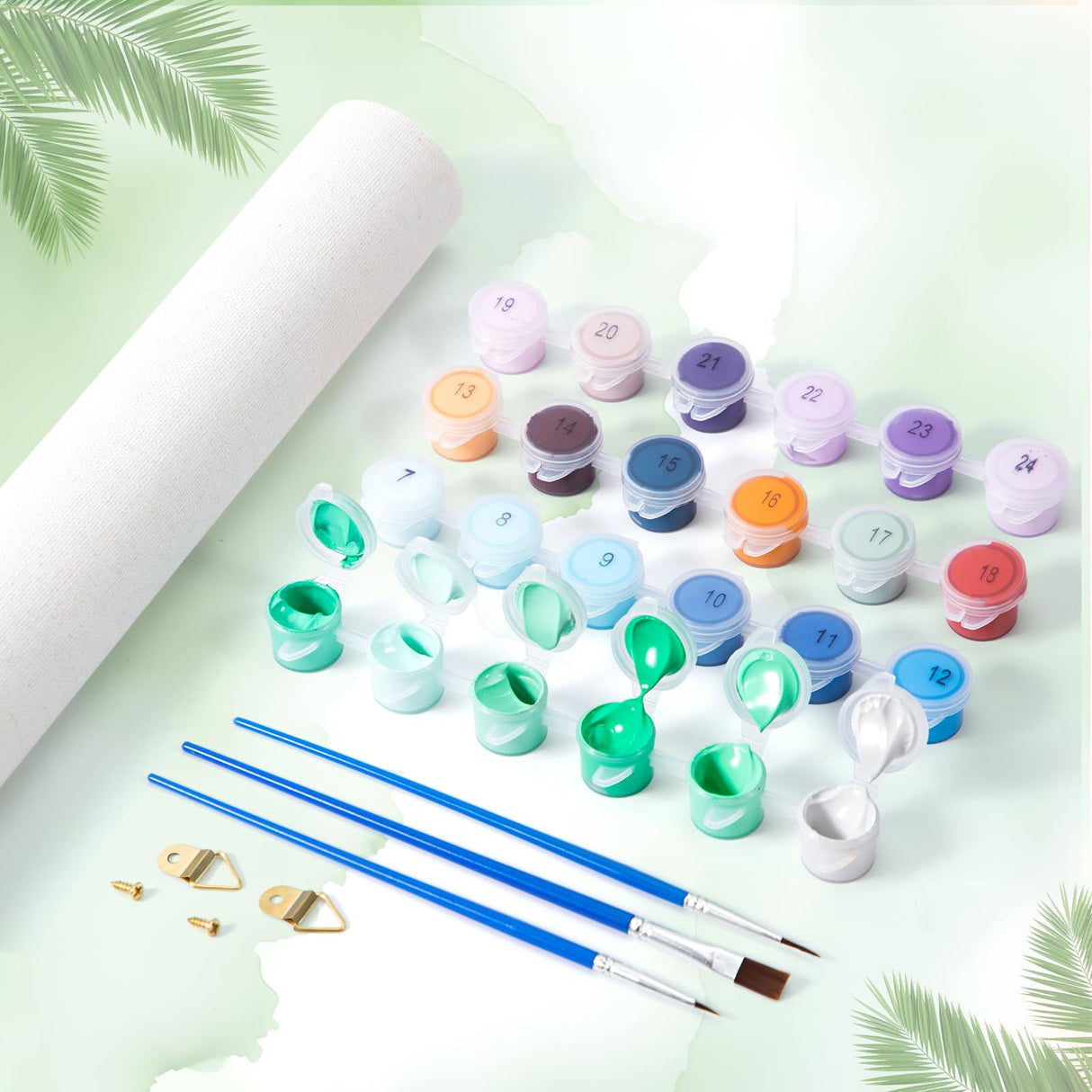 XTXGERL DIY Paint by Number Kits for Adult Beginner, Majestic Humpback Whale Breach, Paint by Numbers Kits for Adults, Canvas Painting Gift Kit for Modern Home Wall Decor, 40x50cm, Bright XTXGERL