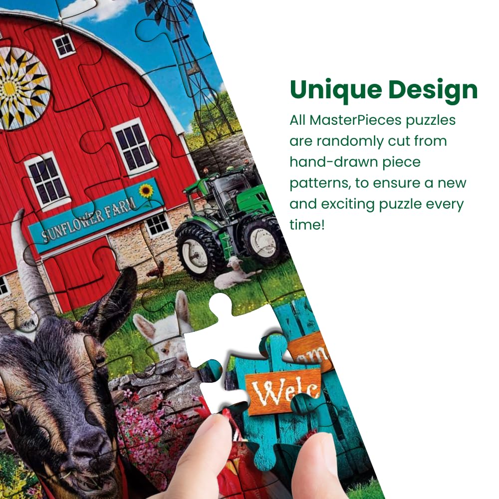 Masterpieces 300 Piece EZ Grip Jigsaw Puzzle - Neighs & Nuzzles - 18"x24" Masterpieces