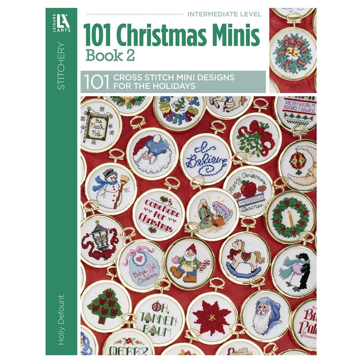 101 Christmas Minis, Book 2-Packed with Traditional Holiday Designs for Ornaments, Gift Embellishments and More LEISURE ARTS