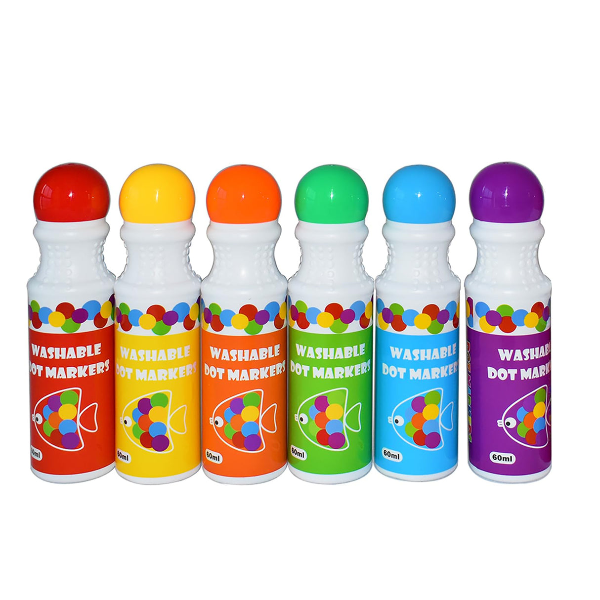 Yuanhe Dot Markers Bingo Daubers - 6 Colors Washable Paint Dotters for Toddlers and Kids Art Supply Yuanhe