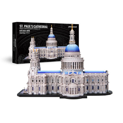 Piececool 3D Metal Puzzles for Adults, St. Paul's Cathedral Metal Model Kit, London Cathedral Architecture Building Kits, DIY Hobbies Crafts for Adult Family Time,Home Decor Best Gifts