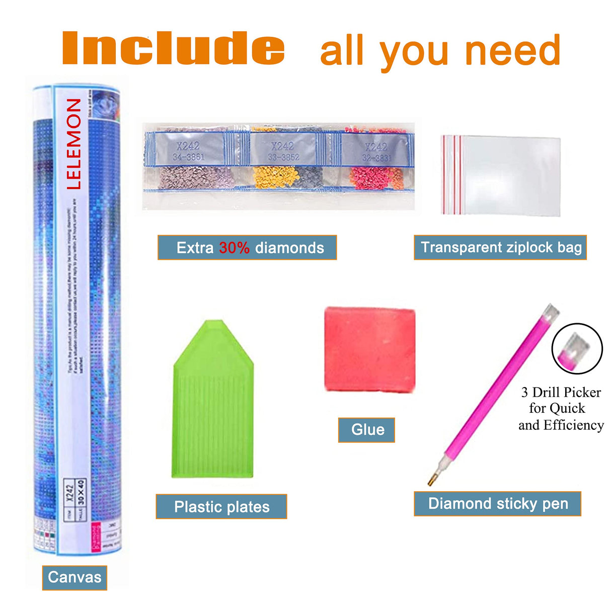 LELEMON Diamond Painting Kits,Waterfall Diamond Art for Adults,Mountain 5d Diamond Painting Kits for Adults,Scenery Diamond Art Kits with Diamond Painting Accessories for Home Wall Decor 12 x 16inch LELEMON