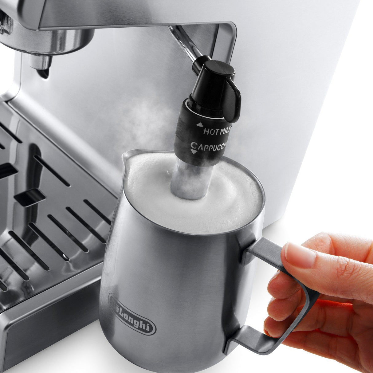 De'Longhi 15 Bar Pump Espresso and Cappuccino Machine with Premium Adjustable Frother, Stainless Steel, ECP3630 De'Longhi