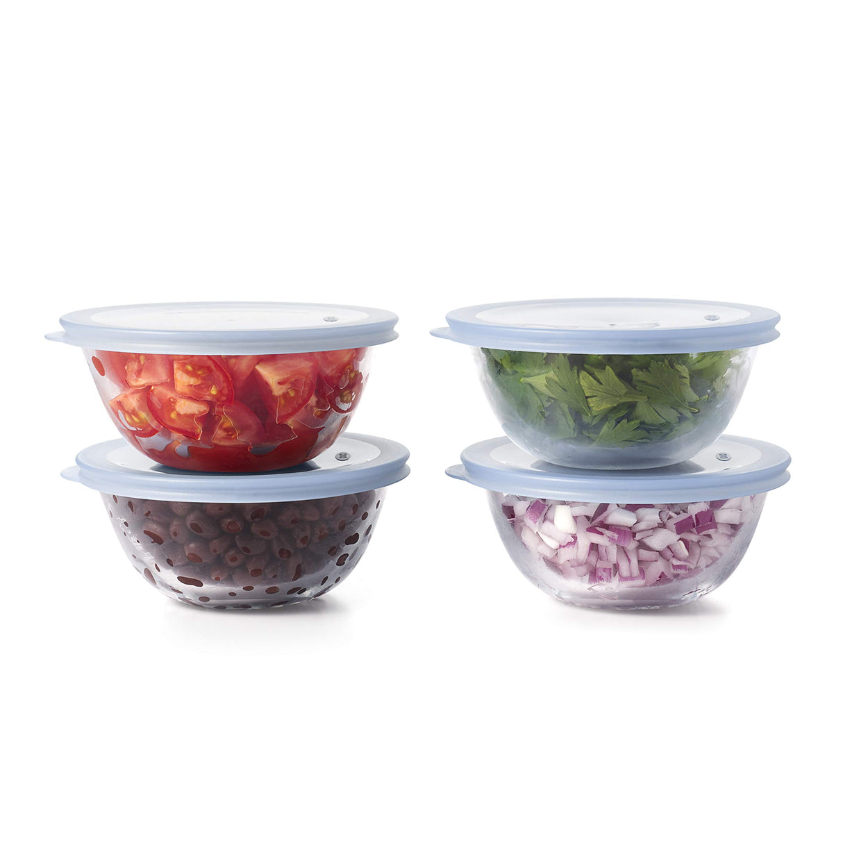 OXO Good Grips 8-Piece Glass Prep Bowl Set, 295 milliliters OXO