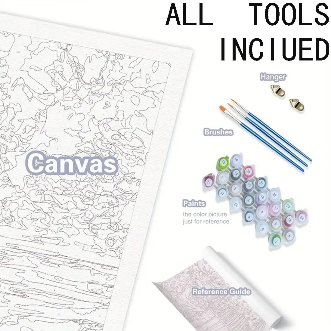 SHICERNHJ Gnome Paint by Numbers Kit for Adults,Succulent Plant Adults' Paint-by-Number Kits for Beginner,DIY Acrylic Paint by Number On Canvas for Home Wall Decor 16X16 Inch SHICERNHJ