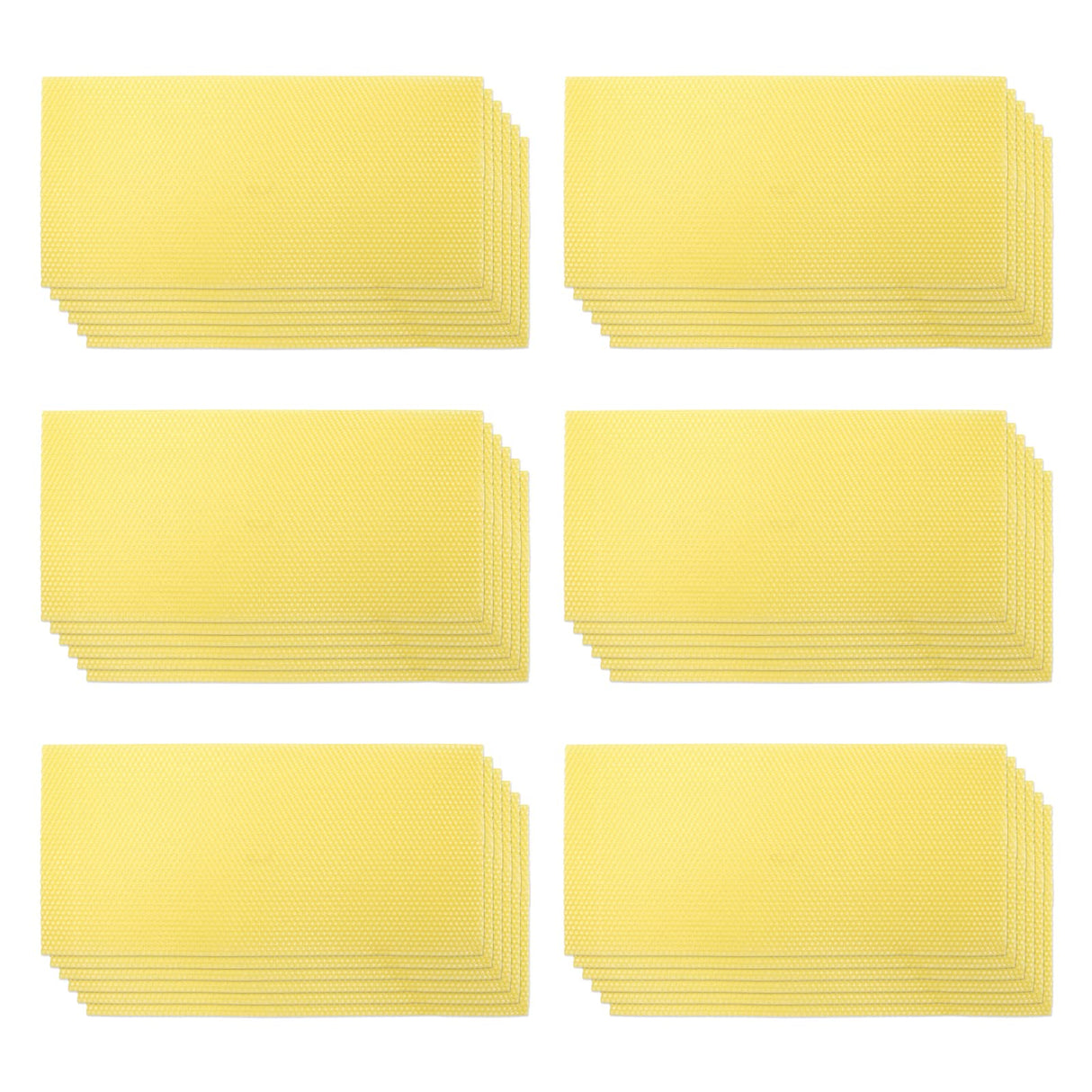 Vkinman 30pcs Beeswax Sheets Beehive Wax Foundation Sheets Natural Beeswax Honeycomb Sheets for Beekeeping Candle Making Vkinman