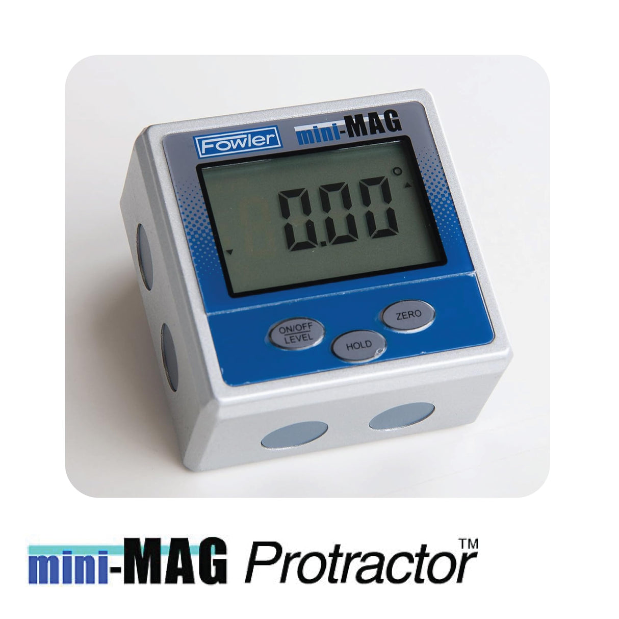 Fowler 54-422-450-1, Mini-Mag The Original Protractor 2.375 x 2.375 x 1.375" Fowler