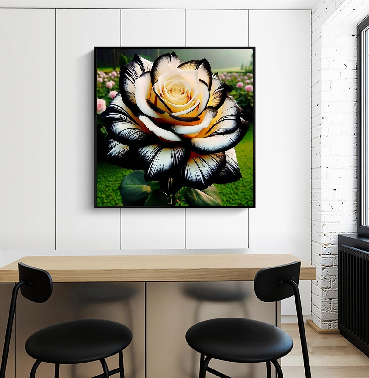 APTDYIGL 5D Yellow Rose Diamond Painting Kits for Adults Beginner,DIY Flower Diamond Art Kits for Adults,Round Full Drill Diamond Dots with Gem Art Kits,Home Wall Decor 15.7X15.7inch APTDYIGL