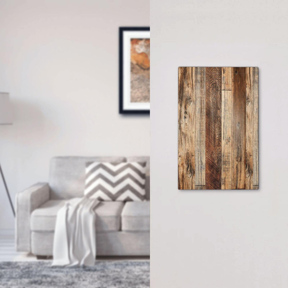 Annisrak Brown Rustic Wood Grain Light Switch Cover Plate 1 Gang No Device Blank Electrical Wall Plates Faceplate Decorative Switch Plate for Bedroom Farmhouse Decor Annisrak