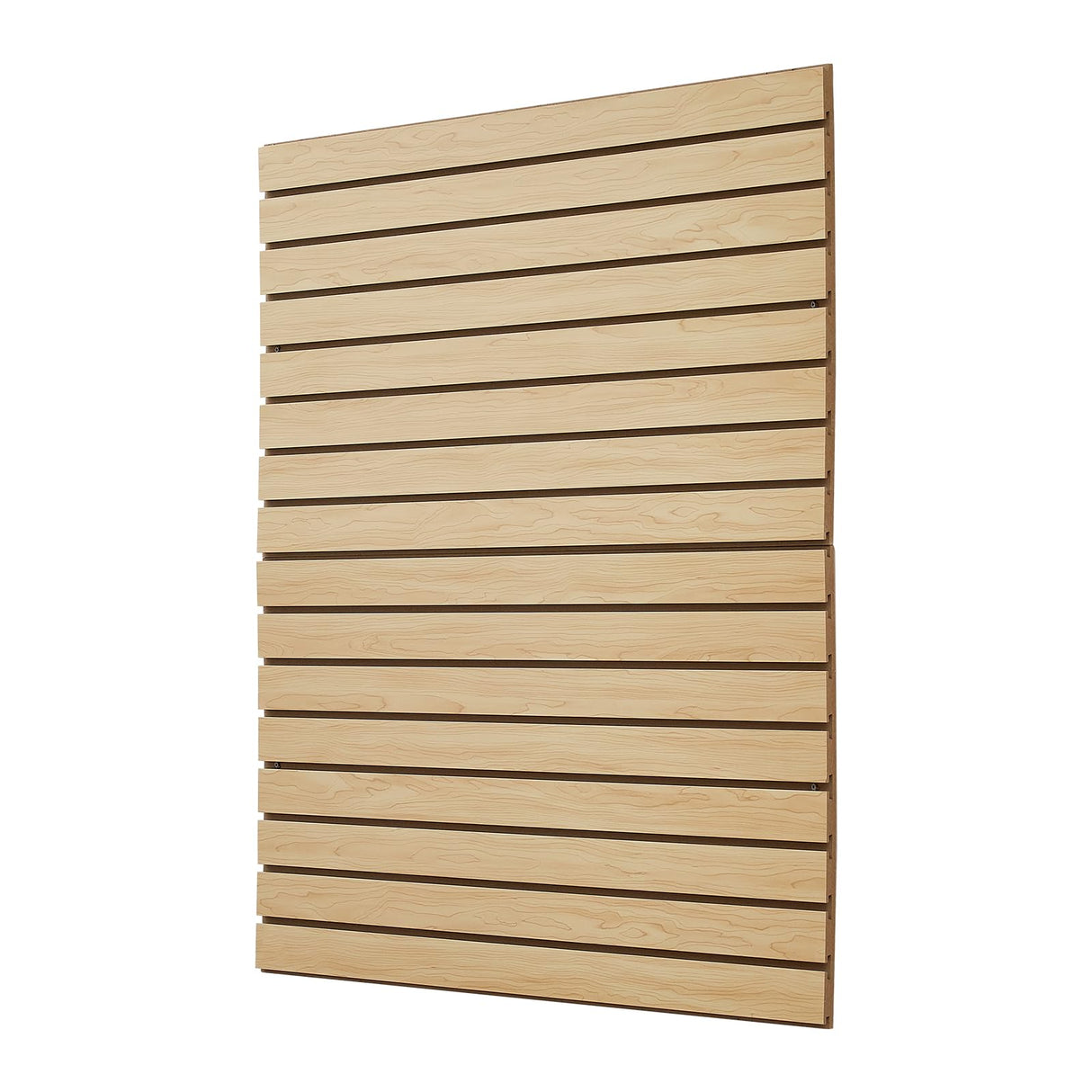 VEVOR Slat Wall Paneling, 4 x 4ft, MDF Garage Slatwall with Modular Design, Natural Slat Wall Easy-to-Install Adjustable Slatwall Panel with Coupling Structure & DIY Cutting, Fit for Storage & Display VEVOR