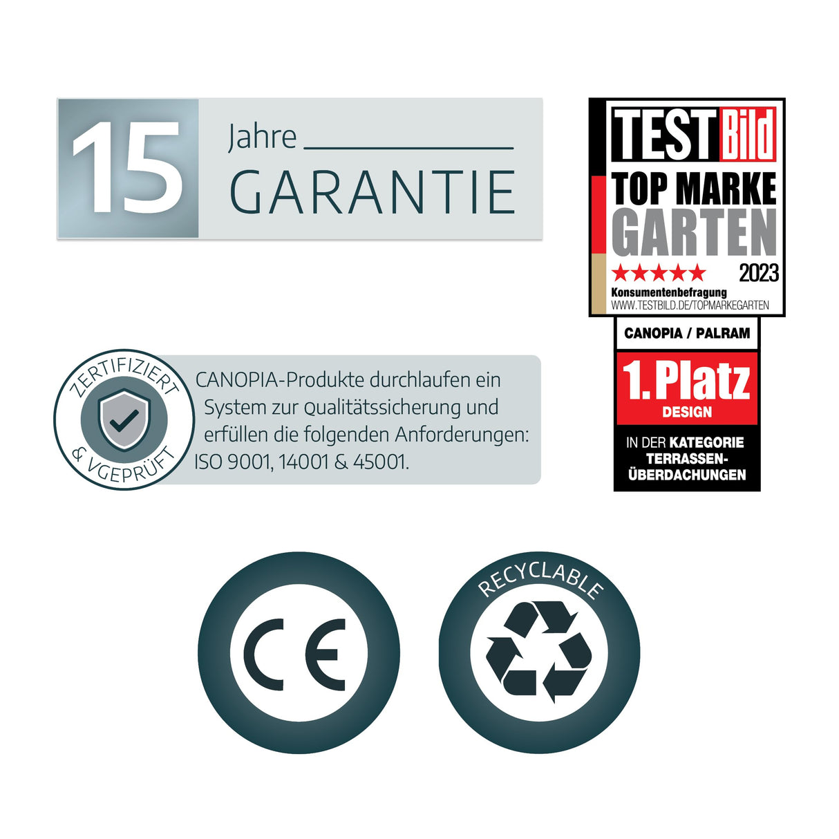 Palram - Canopia Stockholm 11x27 Patio Cover Outdoor Canopy, Gray DIY Kit Lean to Grill Gazebo Shade Canopy Covered Pergola Roof to Protect from Sun, Rain, Snow, UV Protected Polycarbonate Shelter Palram