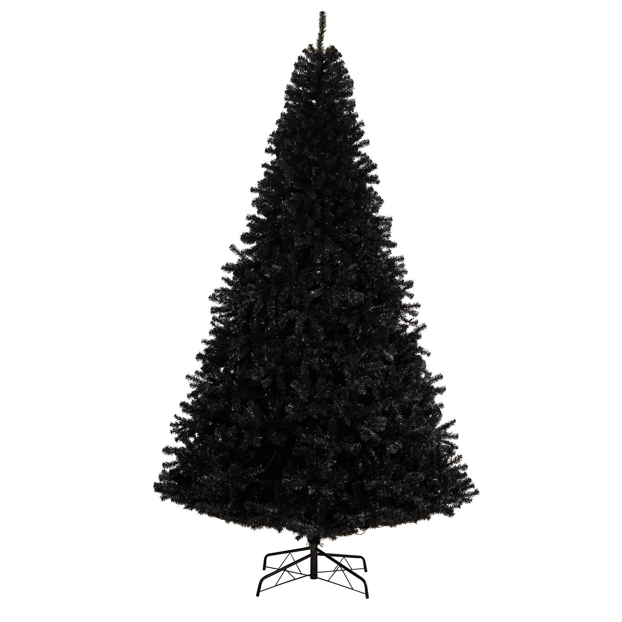 Nearly Natural 10ft. Black Artificial Christmas Tree with 950 Clear LED Lights and 3056 Tips Nearly Natural