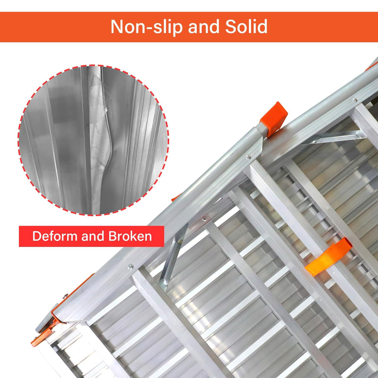 Multifunctional & Adjustable Work Platform with Wheels, 330 lbs Capacity, 24 to 35 inches Step Ladder, Aluminum Folding Scaffolding Ladder, Heavy Duty Portable Bench Ladder Stool with Non-Slip Feet SHANTRA