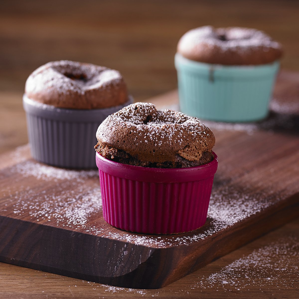 Trudeau Baking Ramekins, Set of 4, Assorted Trudeau