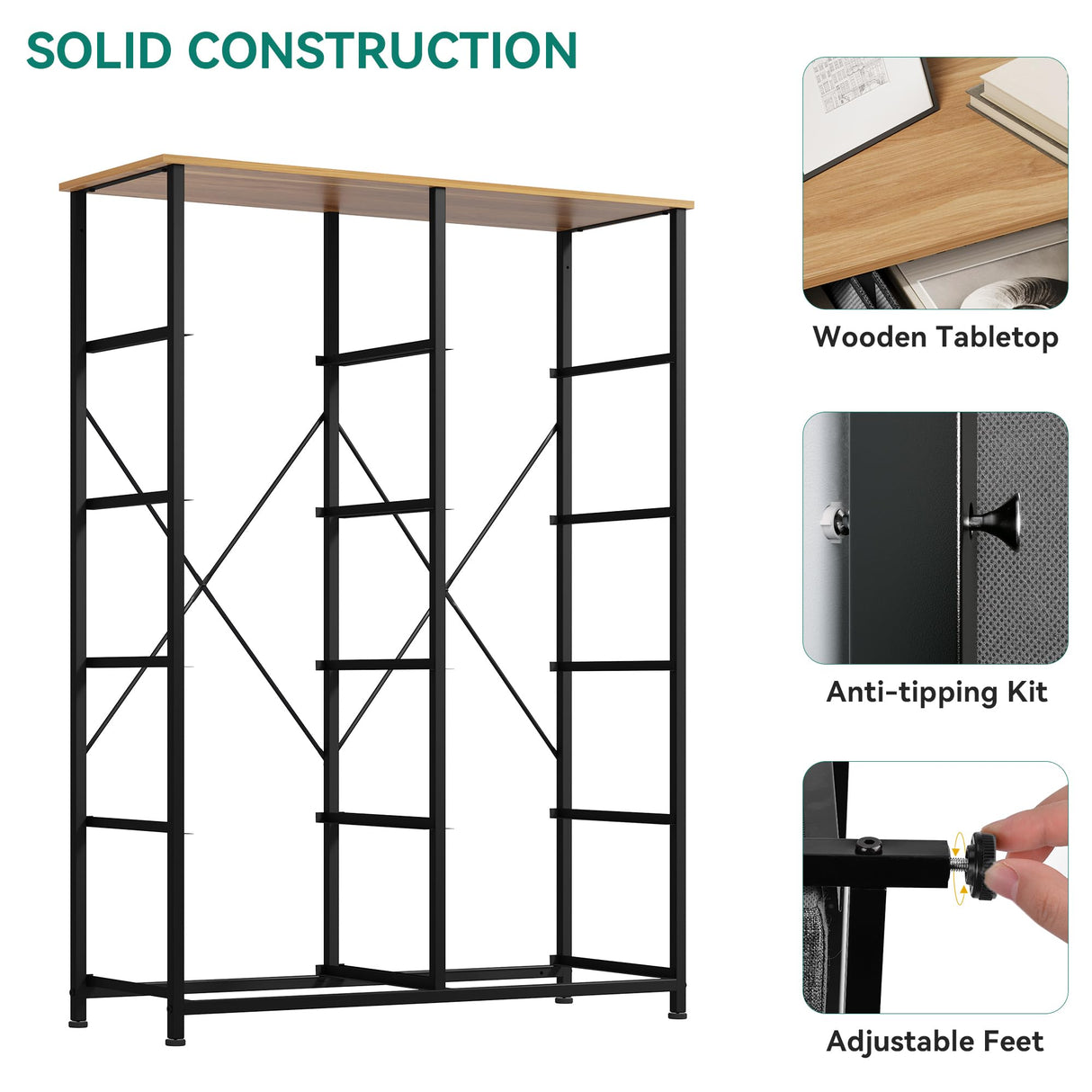 YITAHOME 10 Drawers Dresser, Fabric Dresser, Fabric Storage Tower, Organizer Unit for Bedroom, Living Room, Hallway, Closets YITAHOME