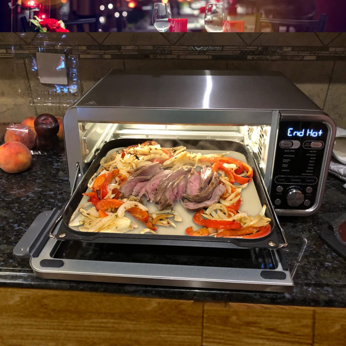 WMKGG 12 inch Air Fryer Parchment Paper Squares, 100 Sheets Unbleached Pre-Cut Baking Disposable Paper Liner for Ninja Foodi Flip SP101/SP201/SP301/SP351, Cuisinart Toaster Oven, Microwave WMKGG