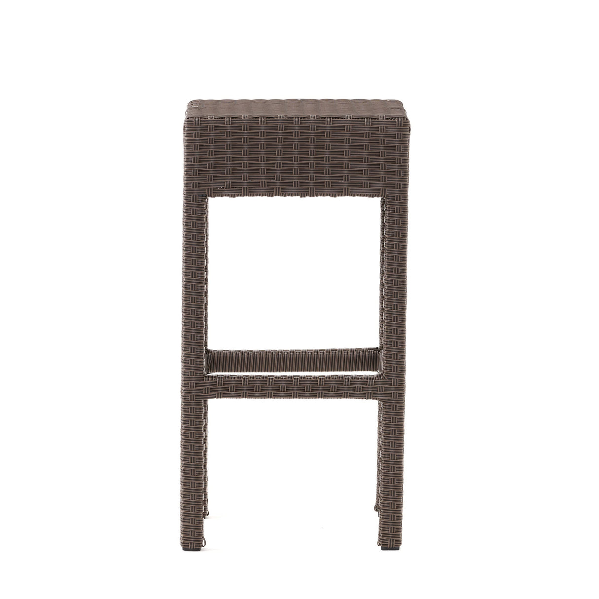 Christopher Knight Home Milton Outdoor Wicker Backless Bar Stools, 2-Pcs Set, Dark Brown Christopher Knight Home
