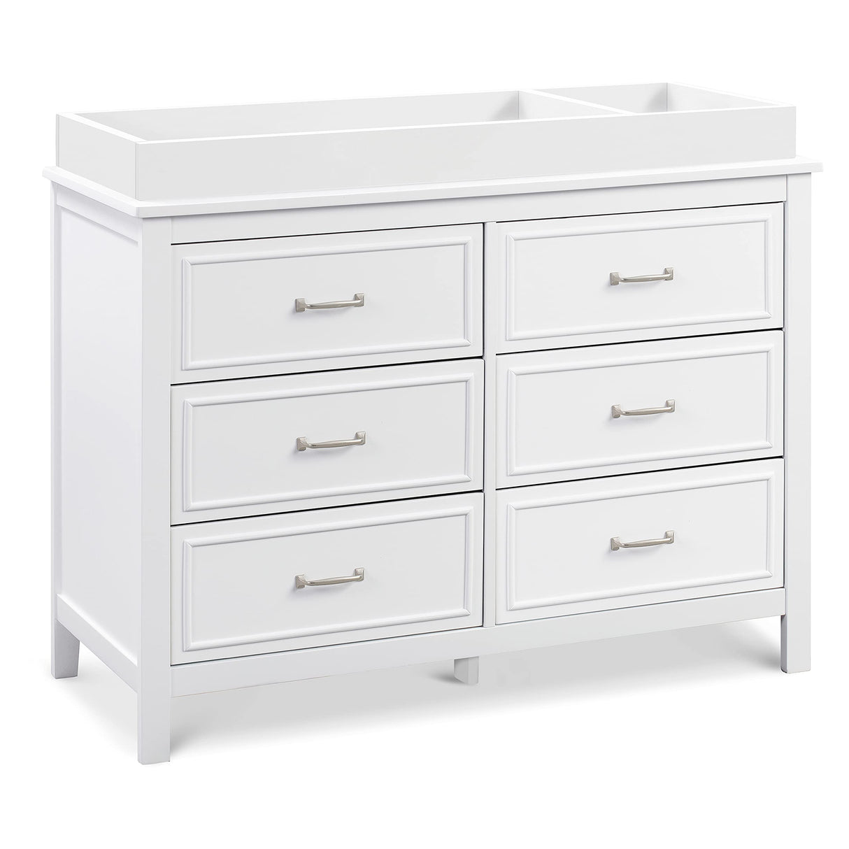 DaVinci Charlie 6-Drawer Double Dresser in White DaVinci