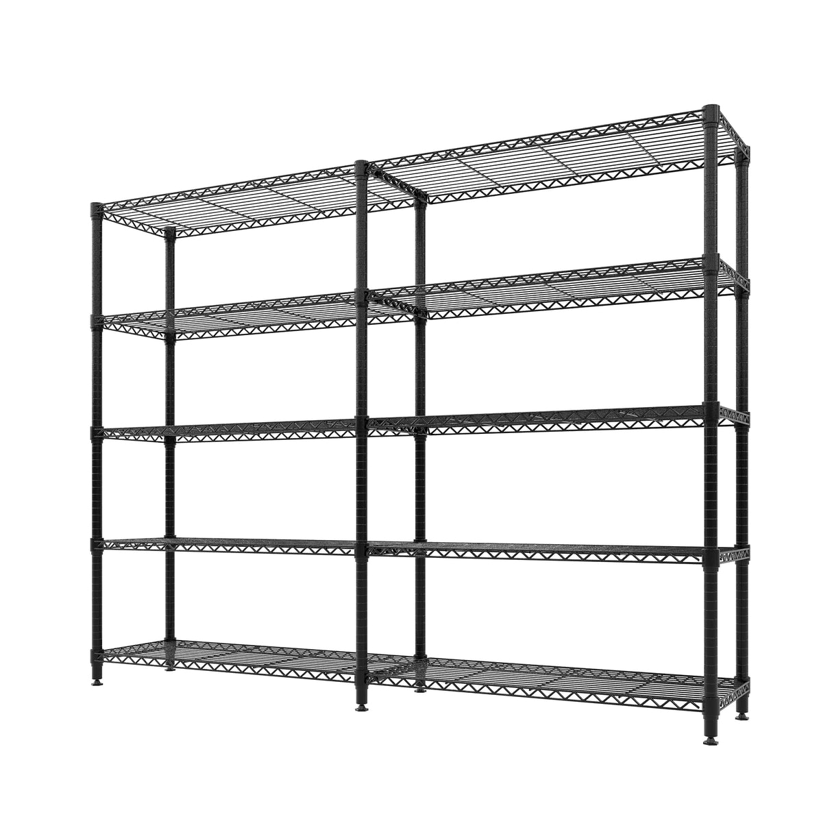 GAOMON 5-Tier Storage Shelves Metal Shelving Unit, Adjustable Wire Shelves Heavy Duty Standing Garage Shelving Racks, Extra Wide Shelf for Kitchen Pantry Basement, 59" L x 13.8" W x 70.5" H GAOMON