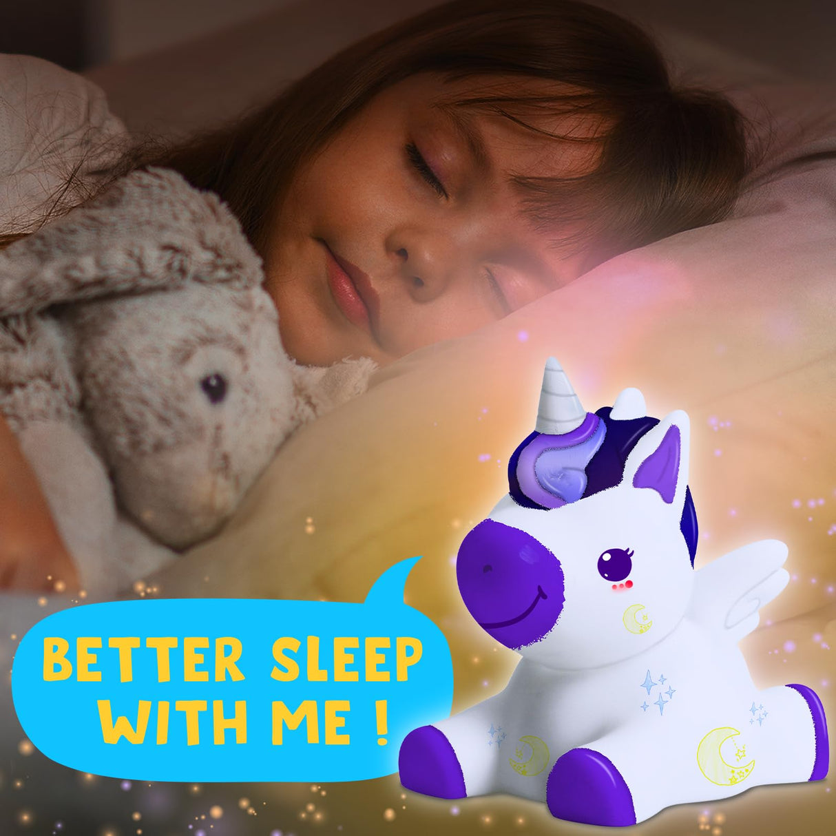 Goodyking Paint Your Own Flying Unicorn Lamp Kit, DIY Unicorn Crafts Night Light, Arts & Crafts for Kids Age 8-12, Painting Art Supplies, Birthday Easter Gift for Kids Age 3 4 5 6 7 8+ Goody King