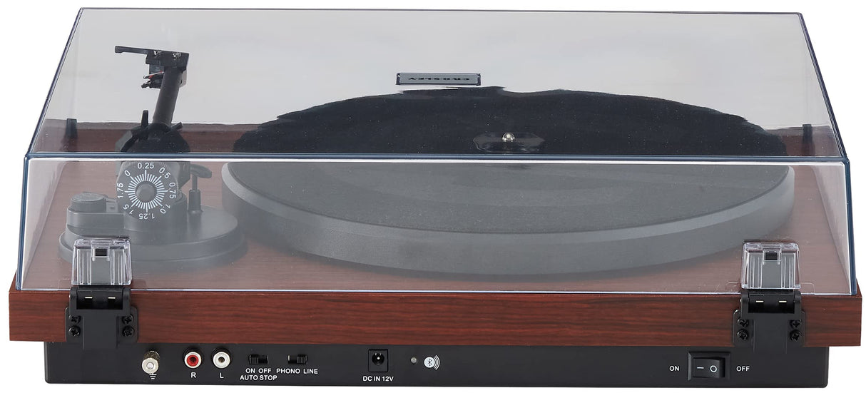Crosley C6B-MA Belt-Drive Bluetooth Turntable Record Player with Adjustable Tone Arm, Mahogany Crosley