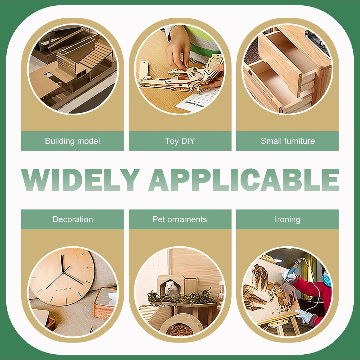 12 Pack 12"x12"Basswood Sheets 1/16",1.5mm Basswood for Laser Cutting,Craft Wood,Unfinished Wood,1.5mm Plywood for Laser Cutting,Wood for Laser Cutting and Engraving,1/16 Plywood for Laser Cutting QSJQllo