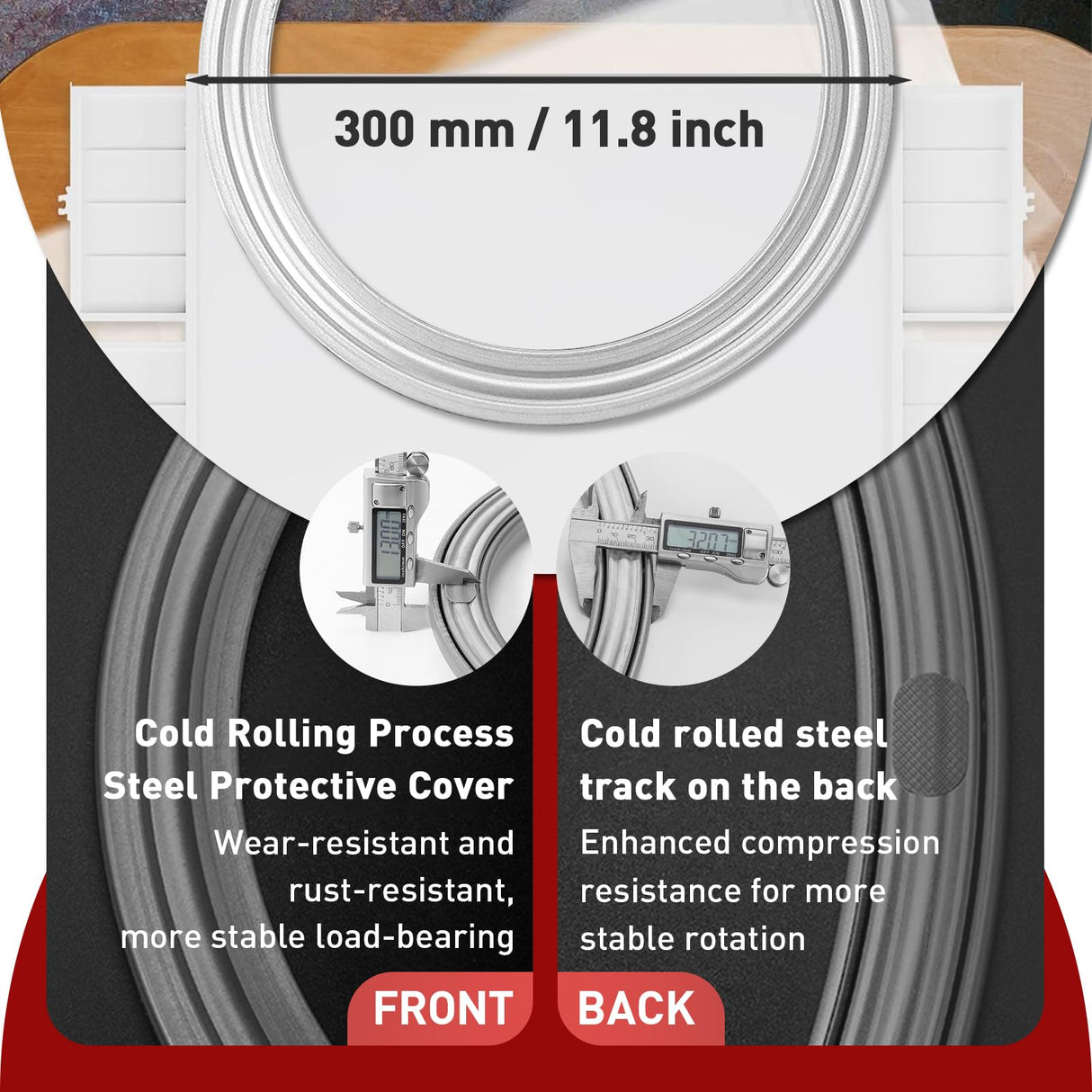 Rotating Puzzle Board Base - 360° Swivel Turntable for Jigsaw Puzzles 1000/1500 Piece Lazy Susan Spinner Table - Puzzle Accessories for Adults and Kids FixlyFido