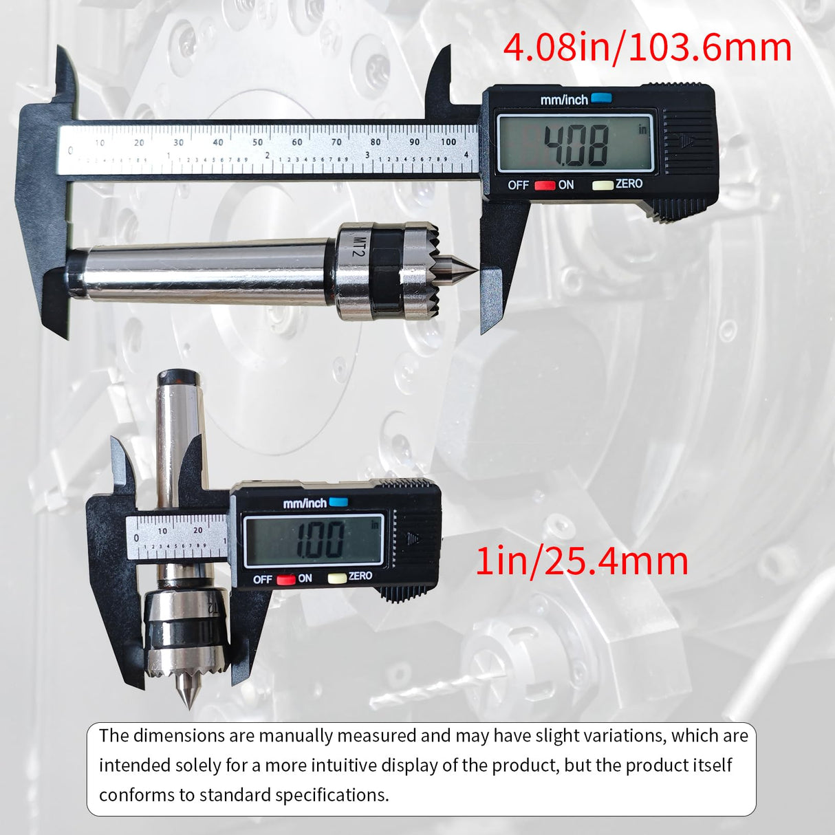 zpldAIAOSI MT2 Wood Lathe Crown Drive Center, 1 Inch(25.4mm) Crown, MT2 Crown Live Center, MT2 Wood Lathe Turning Tool zpldAIAOSI