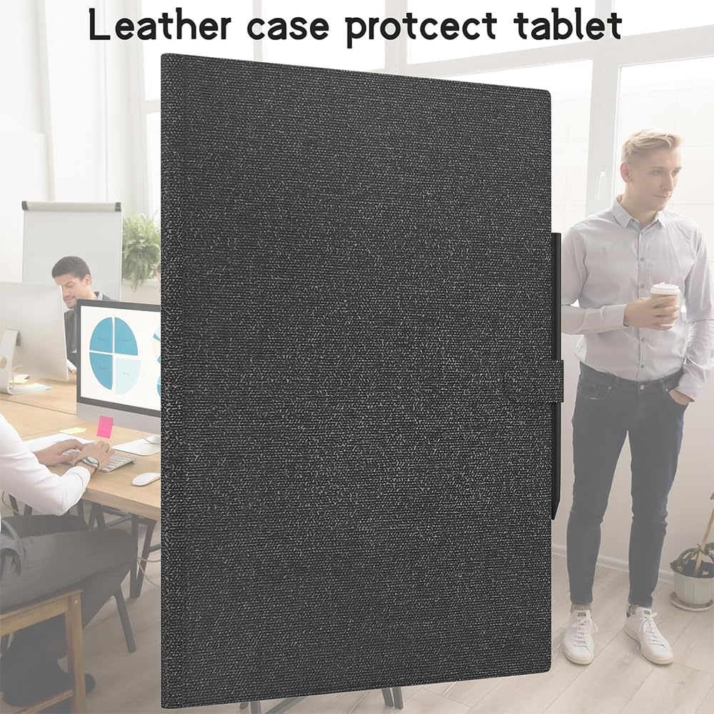 Full Screen Erasable LCD Board Writing Tablet for Drafting, Taking Notes and Leaving Message, 11.5 inches, Superfine Line Design Drawing Pad with a Pencil,Packed with a Leather Case Protective K KYSTAR