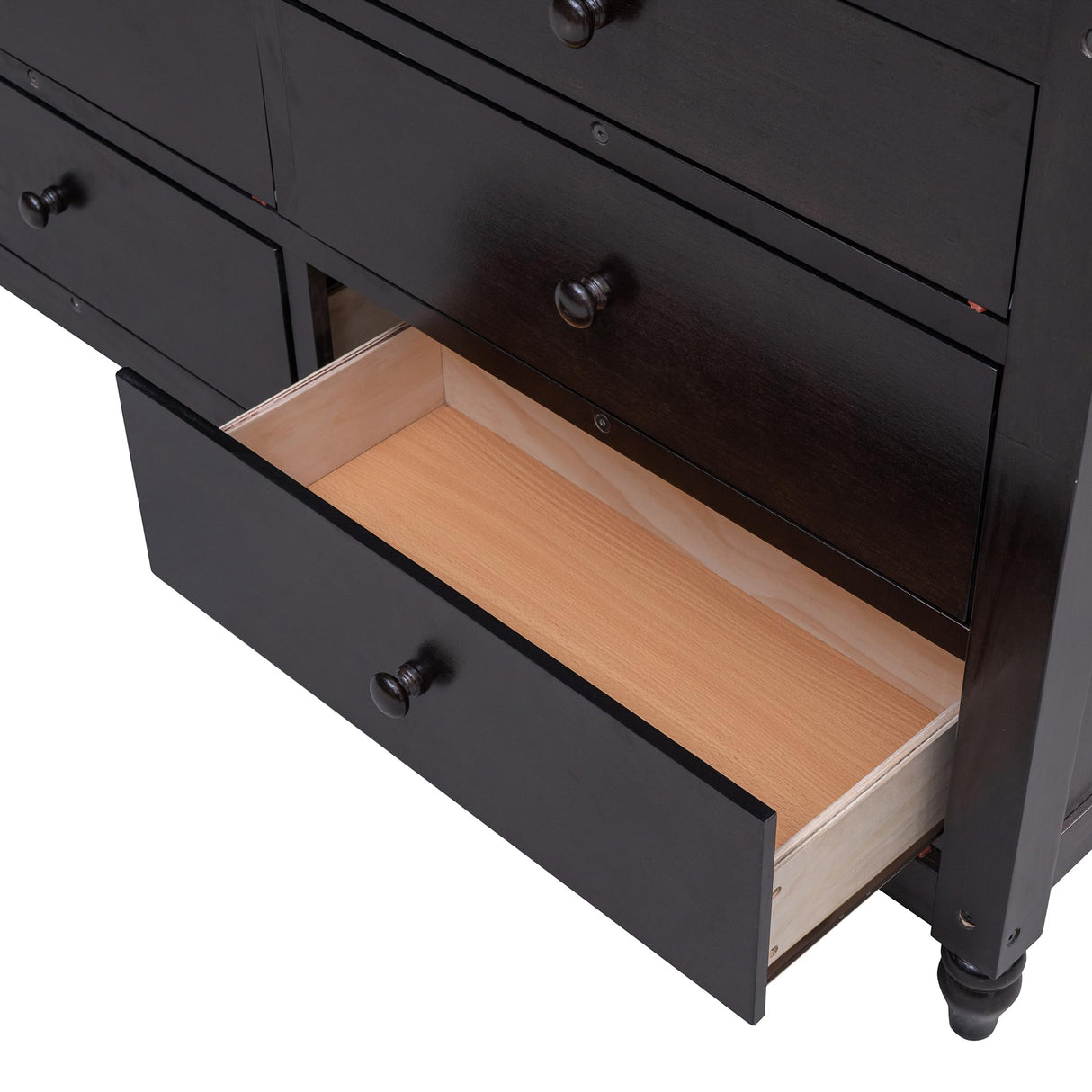 Harper & Bright Designs Full Size Loft Bed with Desk and Storage, Solid Wood Loft Bed Frame with Drawers and Shelves, for Kids Teens Adults -Espresso Harper & Bright Designs