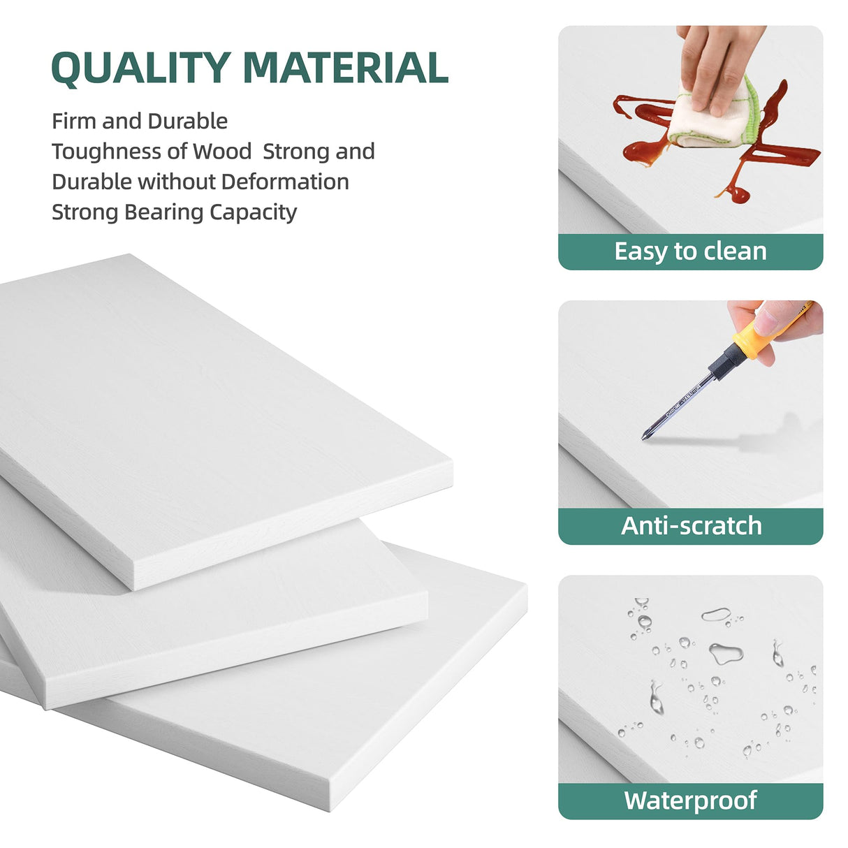 Shintenchi Bookshelf, Industrial Bookshelves and Bookcases with Doors Floor Standing 6 Shelf Display Storage Shelves 70.6 inches Tall Bookcase for Home Office, Living Room (White) Shintenchi