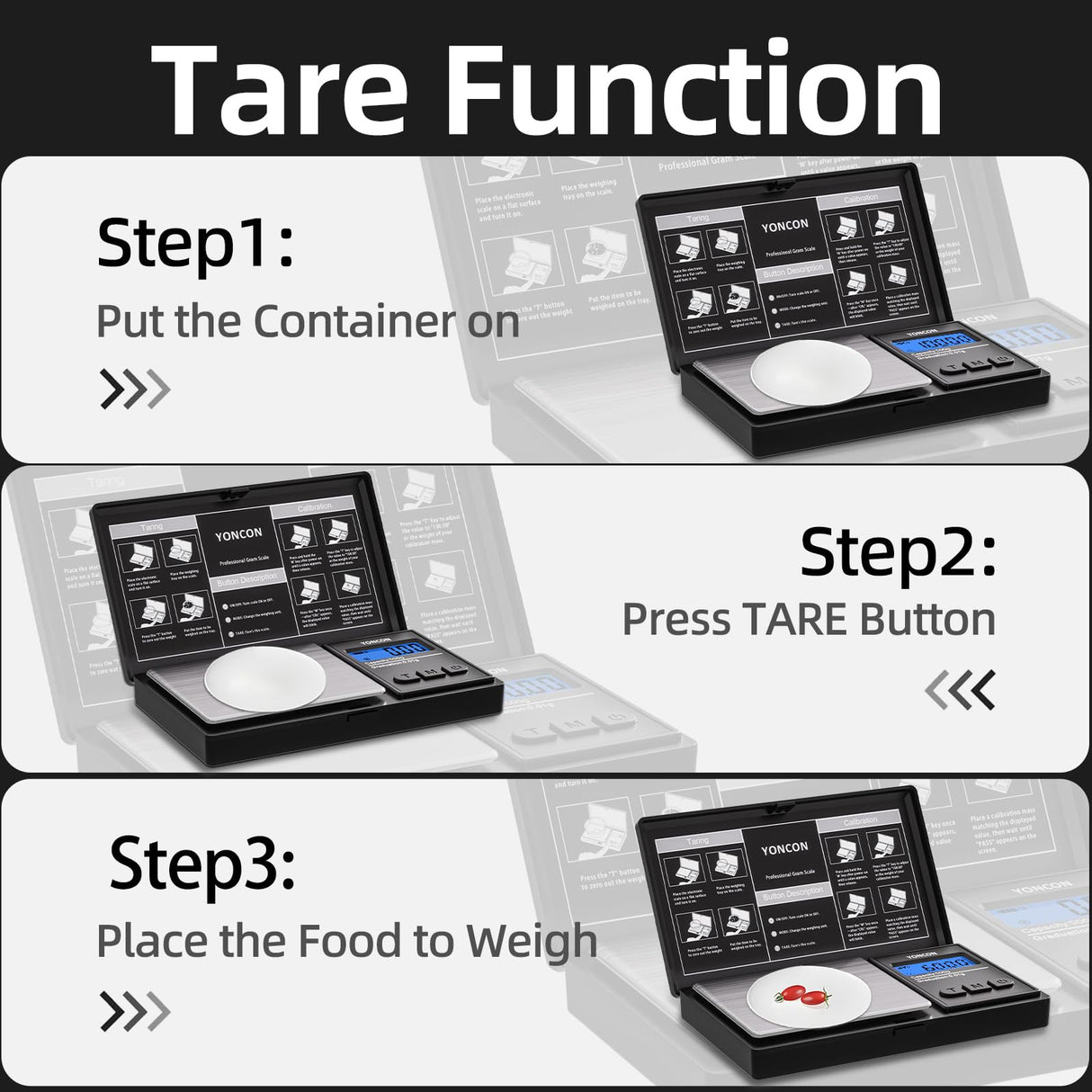 Gram Scale- 500g Ultra-Precise Digital Scale 0.01 Gram Accuracy for Jewelry, Diamonds, Gold & Silver, Portable Pocket Scale with LCD Display, Tare Function - Perfect for Jewelers & Collectors Yoncon