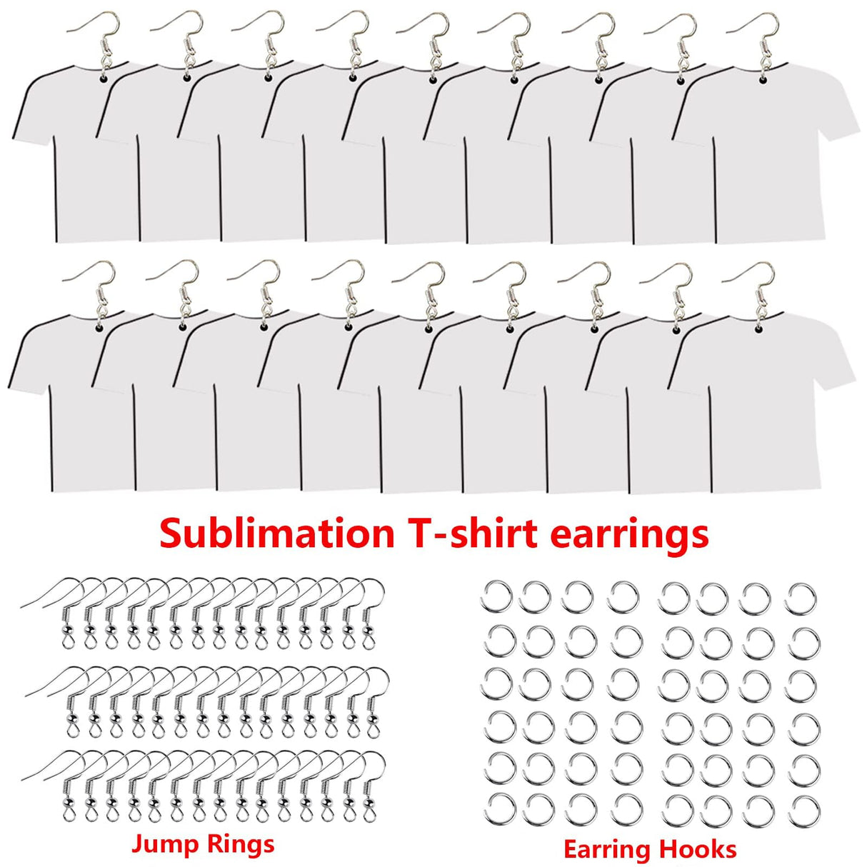 AiDiYGECO 144 Pcs Sublimation Earring Blanks Jewelry Earrings Wood MDF Sublimation Football Shirt Earrings Double-Sided with Earring Hooks and Jump Rings DIY Sublimation Earring Blank Bulk (Jersey) AiDiYGECO