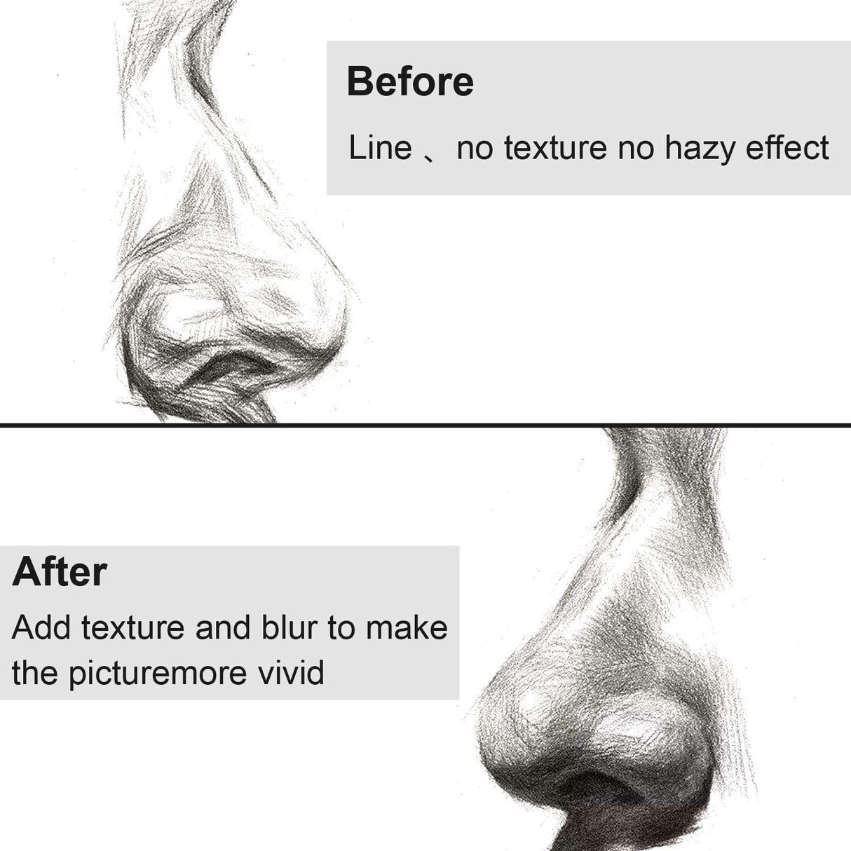 FEBSNOW 84 Pcs Blending Stumps and Tortillions, Paper Art Blenders, Art Pencils, Drawing Pencils for Student Artist Charcoal Sketch Drawing Tools, Sketch Supplies FEBSNOW