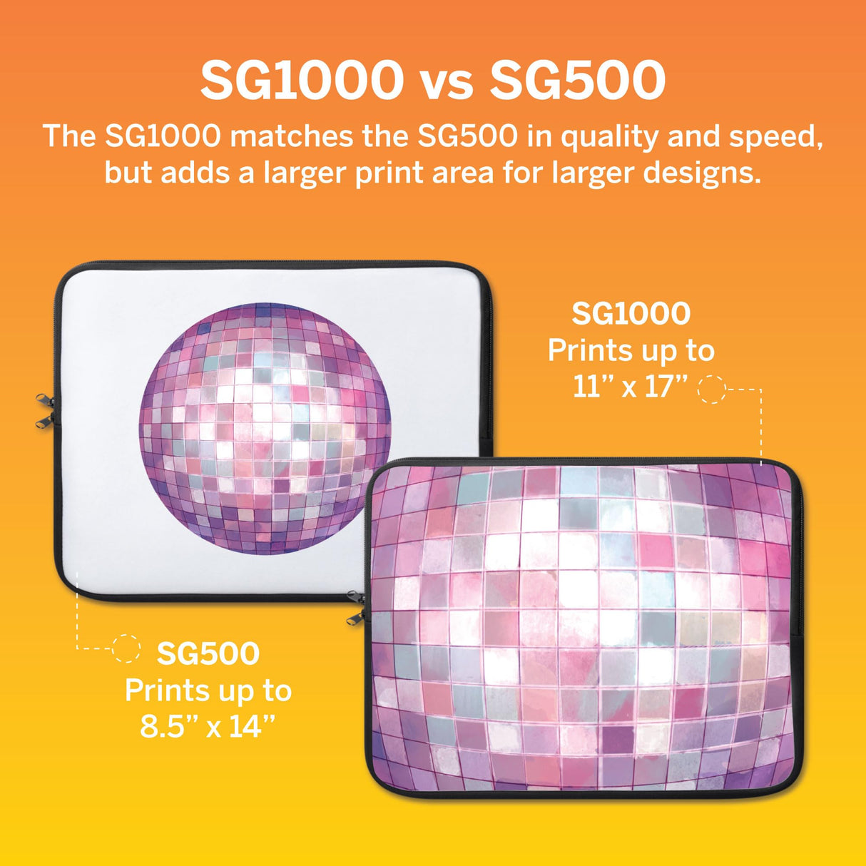 Sawgrass SG1000 Sublimation Printer Starter Bundle | Professional Dye-Sublimation Printer with 20mL SubliJet UHD Inks & TruePix Paper | Prints Up to 11”x17” | Wi-Fi | Auto-Maintenance | Business-Ready Sawgrass