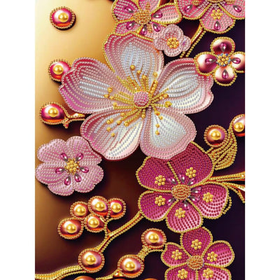 WSLWXSHM 5D Special Shape Diamond Art Kits for Beginners, Diamond Painting Kits for Adults, Crystal Rhinestones Diamond Painting for Home Wall Decoration Gift 12×16inch/30×40cm, Flower