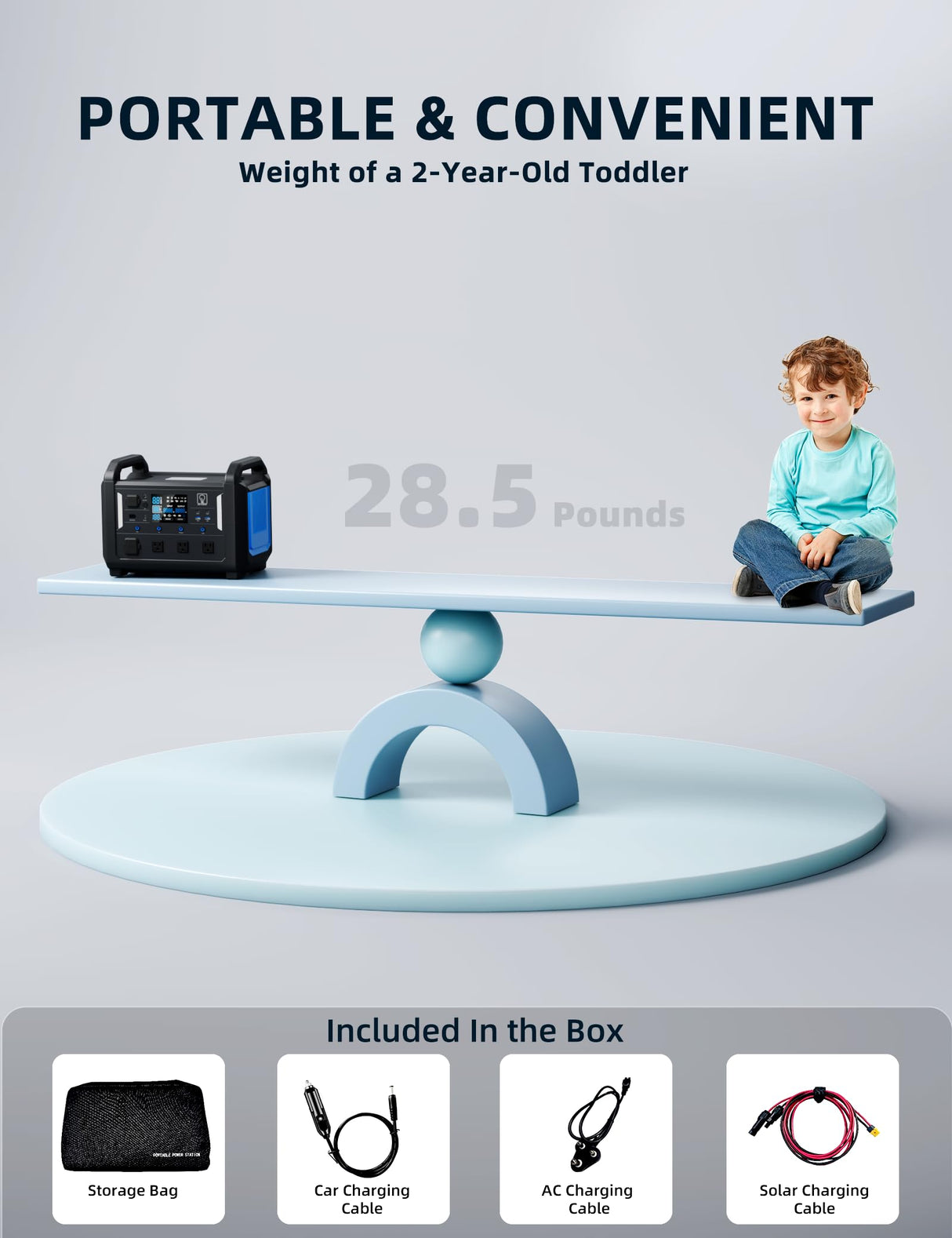 TB1200 Portable Power Station, 1152Wh LiFePO4 Solar Generator, 3*1200W(Peak 2400W)AC outlets, fully recharged in 2 hrs, Backup Battery for Camping, Off-grid, Home Blackout (Solar Panel NOT Included) Best of Battery