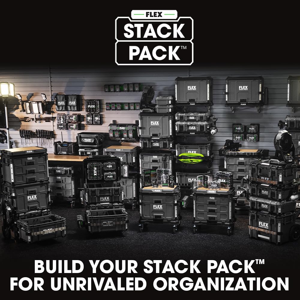FLEX STACK PACK Storage System Rolling Tool Box - FS1101 FLEX