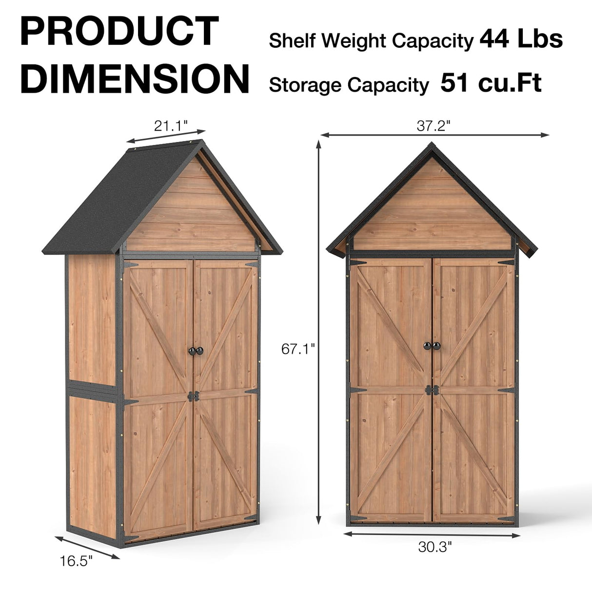 Outdoor Storage Shed with Strongest Metal Frame, Storage Cabinet with Floor, Weatherproof Tool Shed with Adjustable Shelfs, Lockable Metal Garden Shed Steel for Backyard Patio (Light Brown) MEDEHOO