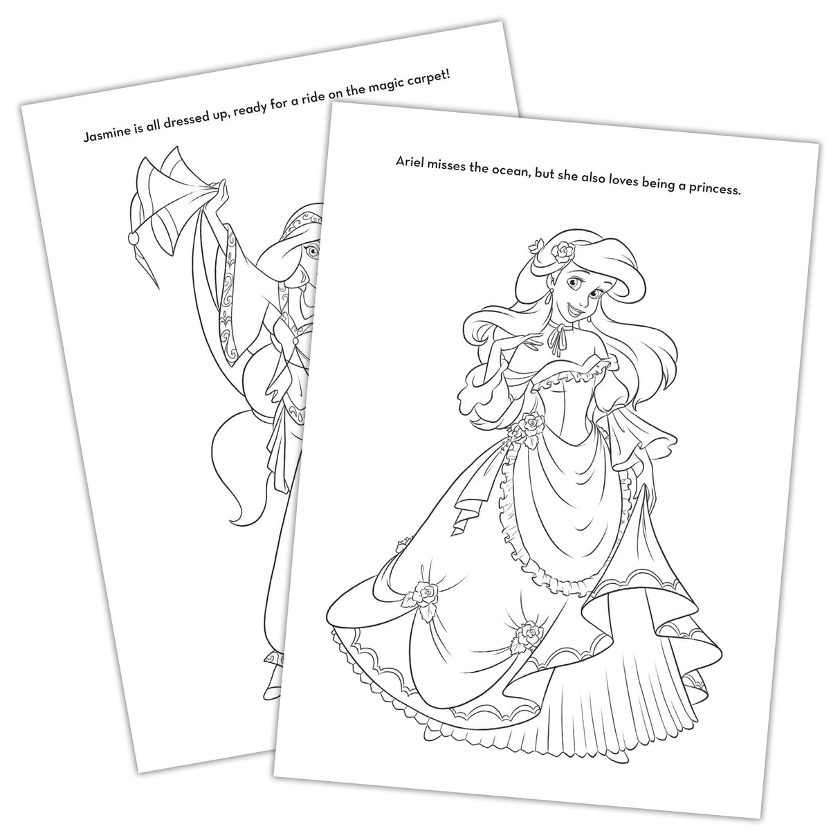 Disney Princess Paintbox Coloring and Activity Book with 16 Paints, Bendon 42350, 7.75 x 10.75 Disney