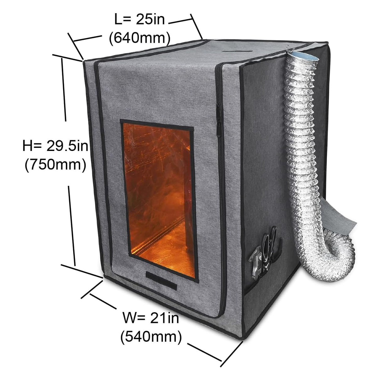 Smart Control Resin 3D Printer Enclosure with Ventilation Kit + UV Curing Light Compatible with ANYCUBIC Photon Mono 2, ELEGOO Mars 4 MSLA, Neptune 3 Pro, Ender 3 3D Printer Upgrade DODOBEI