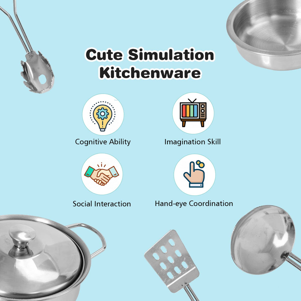 HONEY JOY Kids Kitchen Playset, Wooden Pretend Play Kitchen for Toddlers, Cookware Utensil, Phone, Clock, Water Dispenser, Storage Cabinet, Little Chef Toy Kitchen Set, Gift for Boys Girls 3+, Natural HONEY JOY