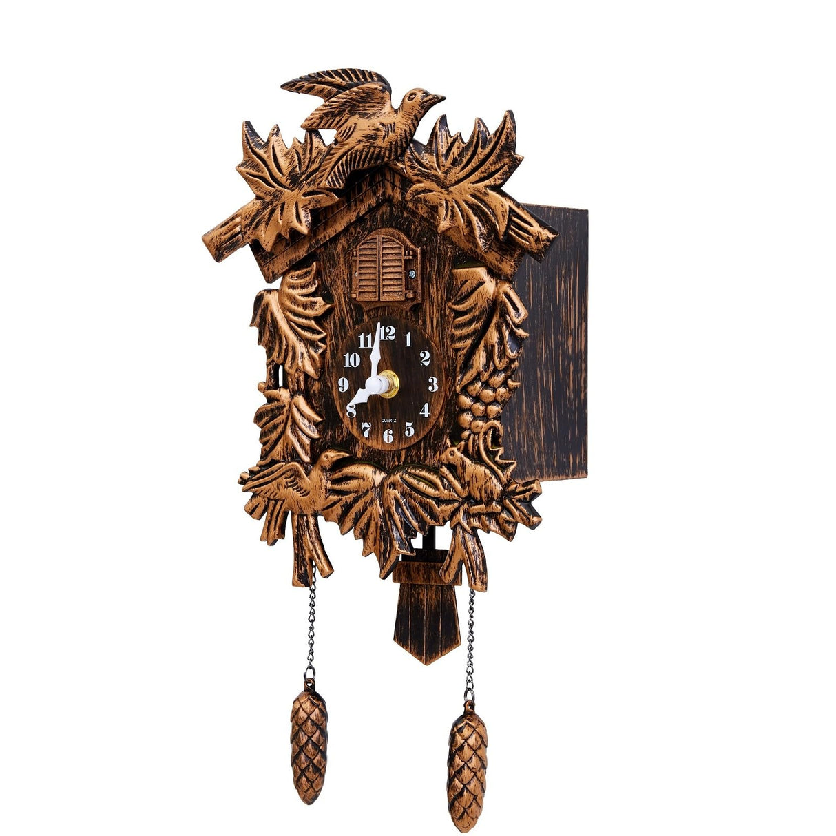 Lc Love_Call Cuckoo Clock Alarm Swinging Wall Clock Resin Bird Wall Clock for Home Decor Lc Love_Call