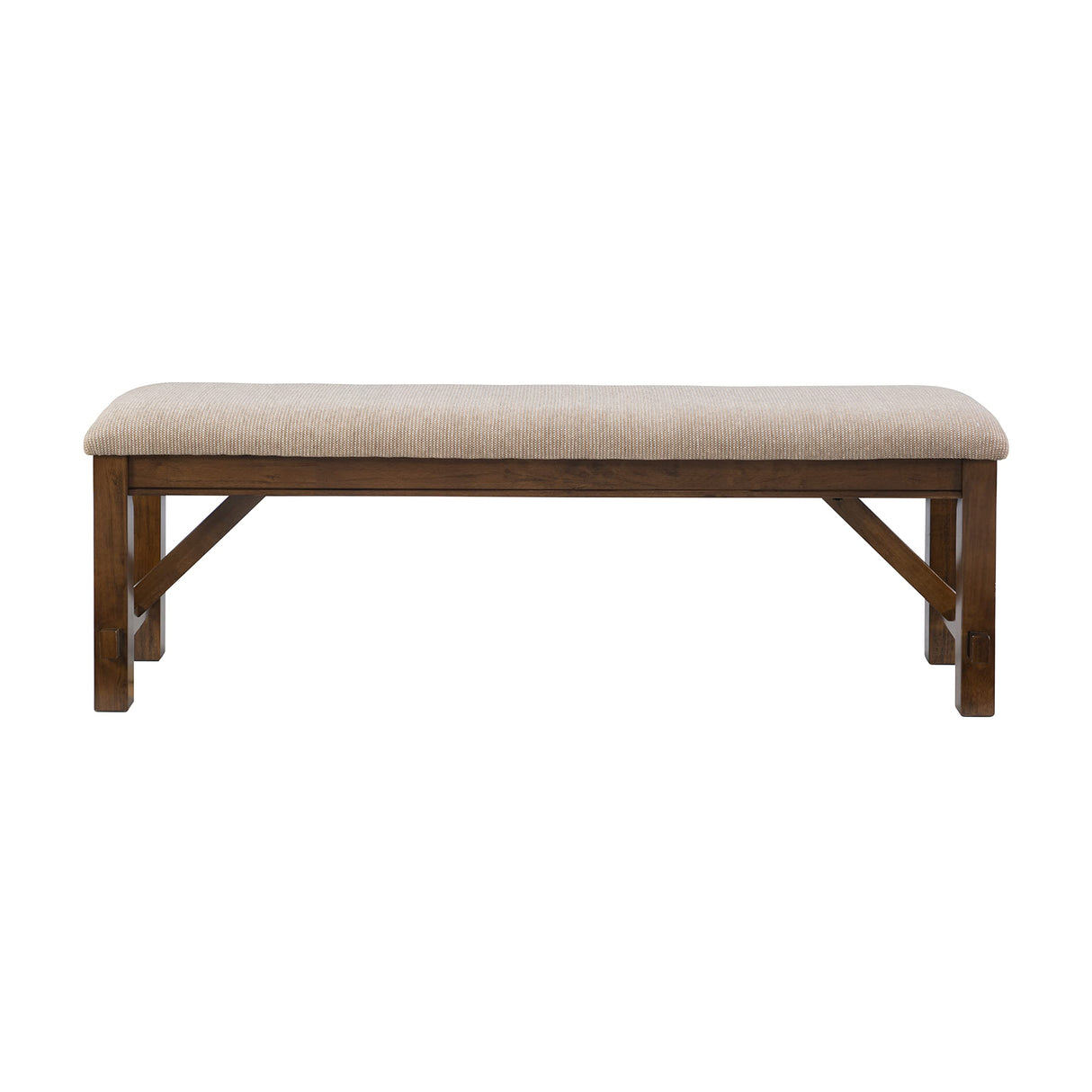 Powell Company Kraven Dining Bench, Hazelnut 60"L x 16"W x 20.25"H Powell