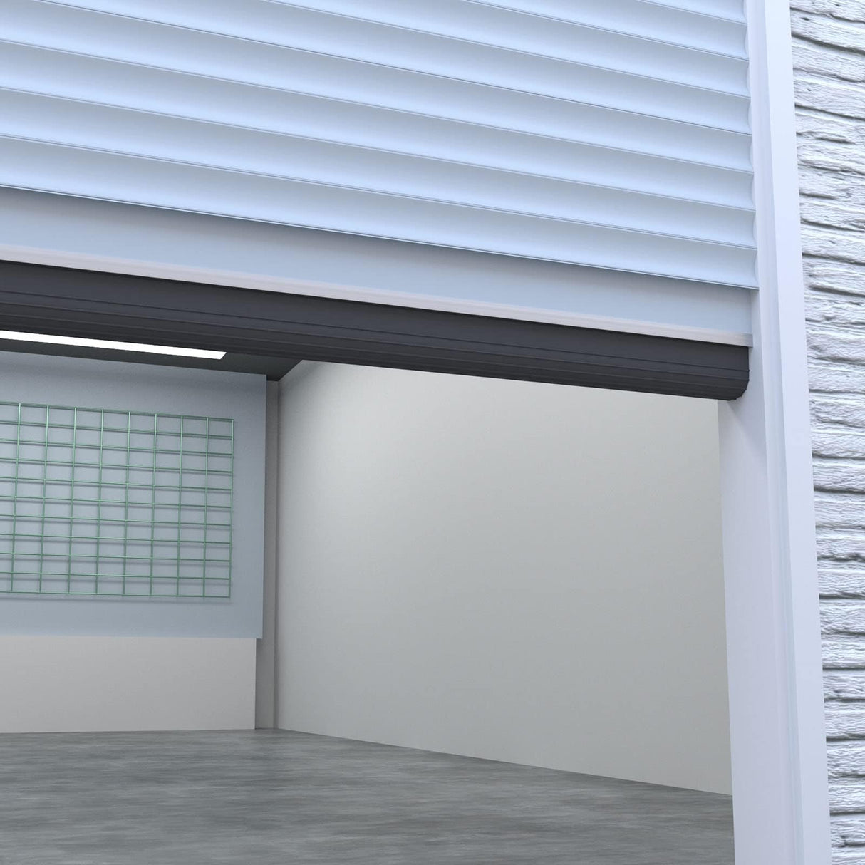 Ginchain Garage Door Seals, Heavy-Duty U+O Shape Bottom Rubber with Aluminum Track Retainer Base + 5cm Brush Combination Kit, Universal Garage Door Weather Stripping Kit (10ft) Ginchain