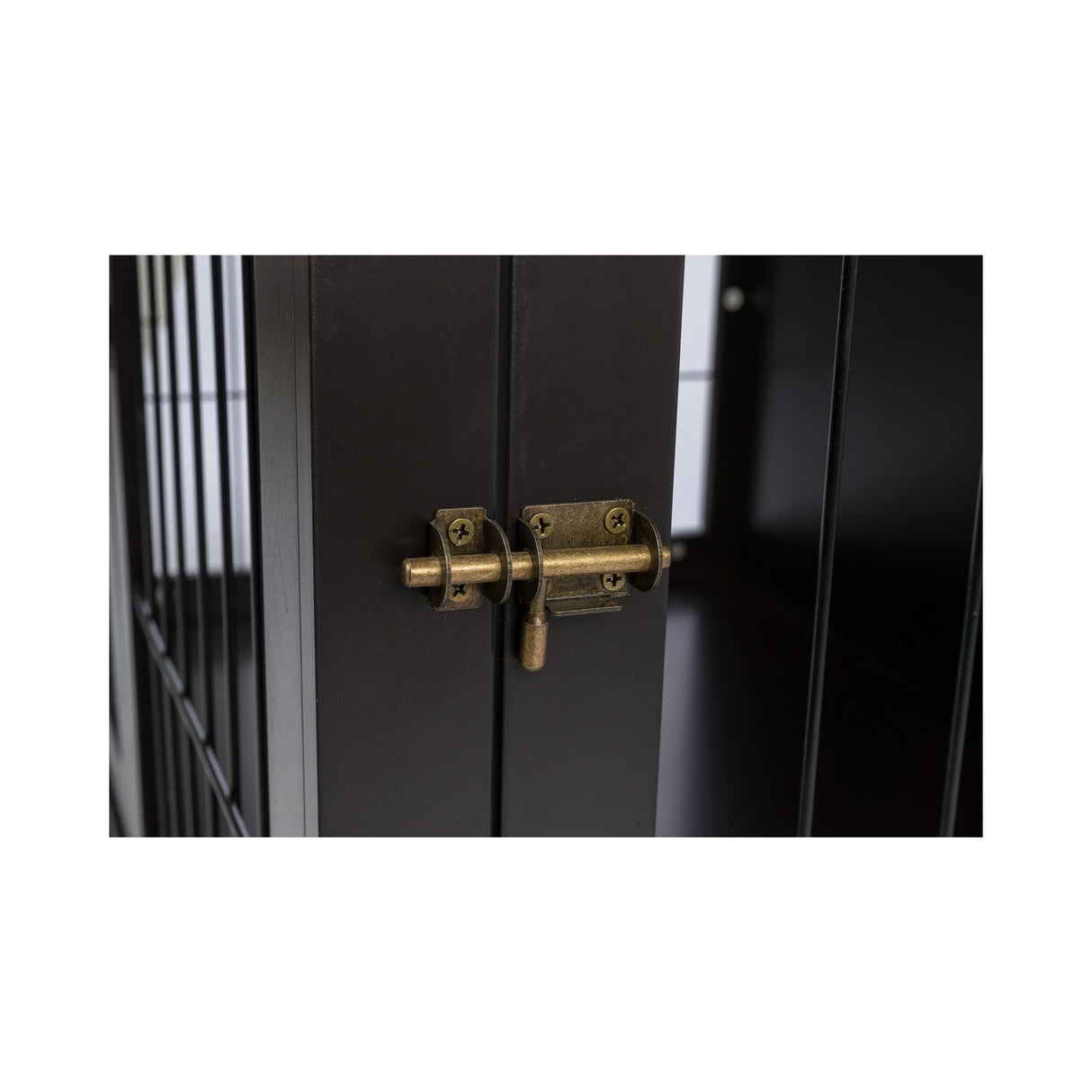 TRIXIE 38.7" Indoor Dog Crate, Wooden Crate Table for Dogs Up to 66 lb, Large Dog Kennel, Perfect in Any Room, Brown TRIXIE