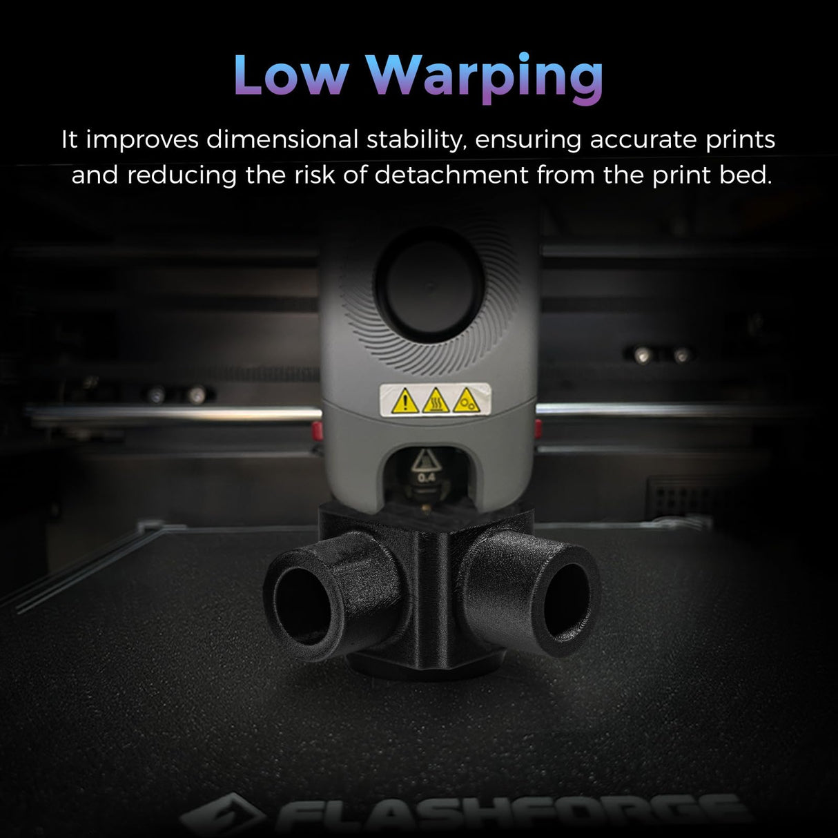 FLASHFORGE Carbon Fiber PETG Filament 1.75mm Marsala, Reinforced 3D Printer Filament 1kg, Lightweight & High-Strength PETG-CF Filament, Strong & Easy to Print FLASHFORGE