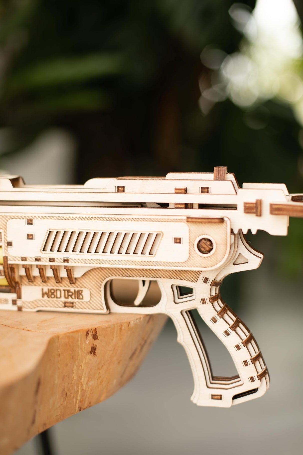 Wood Trick Bullet Boltcaster Crossbow 3D Wooden Puzzles for Adults and Kids to Build - Shoots up to 32 ft - Wooden Models Engineering DIY Project Mechanical 3D Puzzles Model Kits for Adults Wood Trick