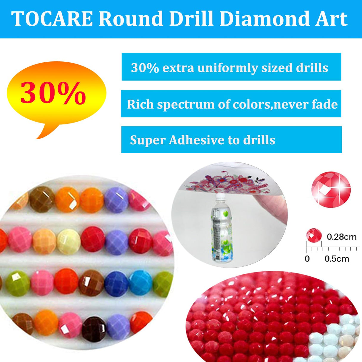 TOCARE Large Diamond Painting Kits for Adults Sunset, Sunset Bridge Diamond Painting Kits 15.7x31.5Inch, Full Drill Diamond Art Kits for Adults City Scenesfor Home Wall Decor TOCARE